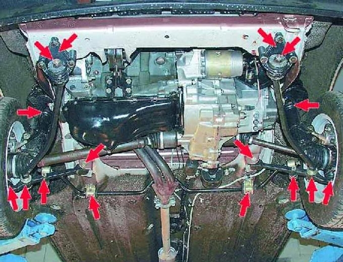Image - Vaz 2110 undercarriage repair in front of your own hands