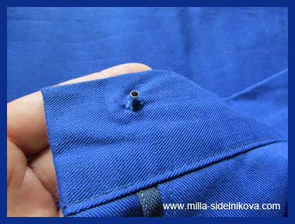 Image - DIY repair of buttons on jeans