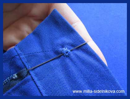 Image - DIY repair of buttons on jeans