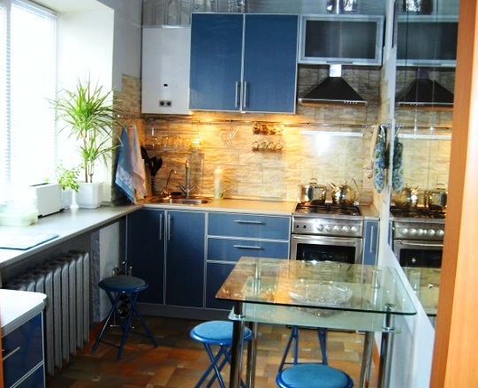 Image - Do-it-yourself kitchen repair in Khrushchev with a gas pipe