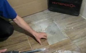 Image - DIY repair of tiles on the floor