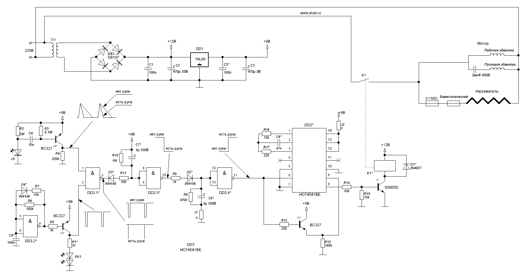 Obrázek - Oprava elektrického osoušeče rukou DIY