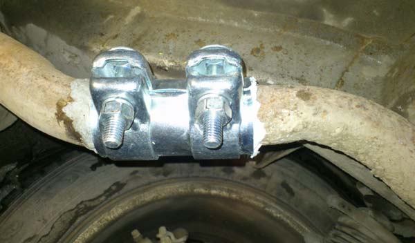 Image - DIY muffler pipe repair