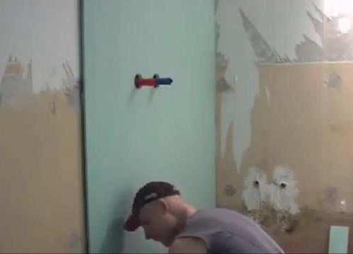Image - DIY bathroom renovation with plasterboard
