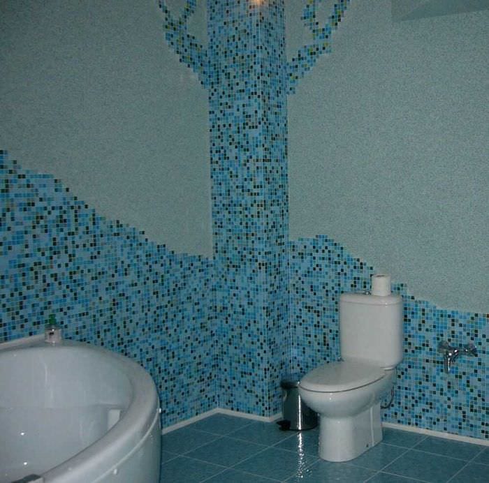 Image - DIY bathroom renovation decorative plaster