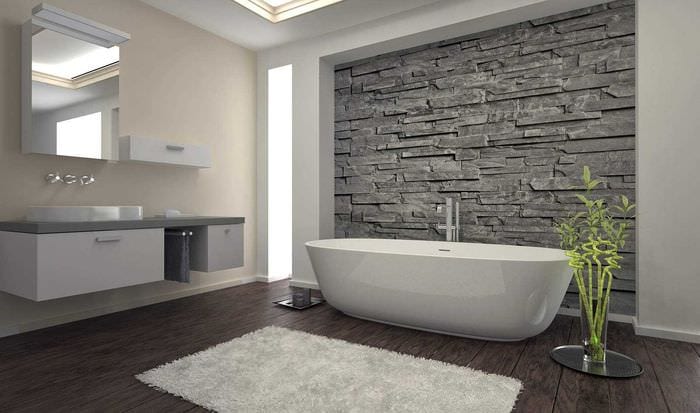 Image - DIY bathroom renovation decorative plaster