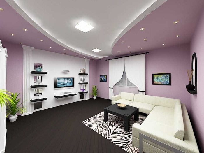 Image - DIY repair and design of a living room in a private house