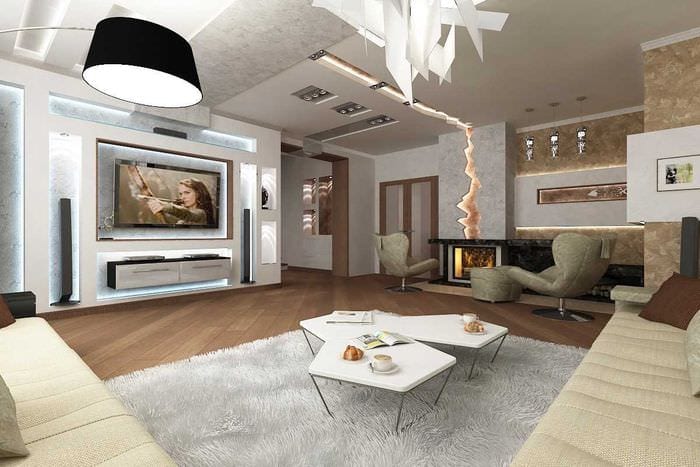Image - DIY repair and design of a living room in a private house