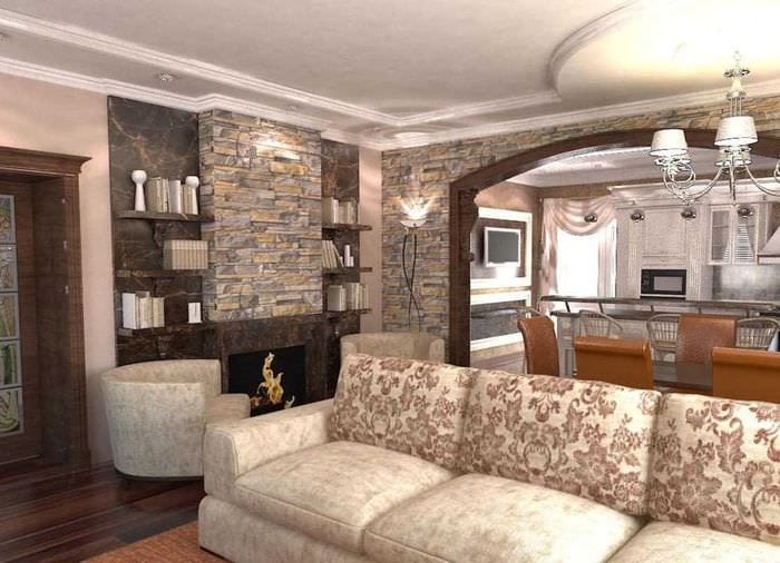 Image - DIY repair and design of a living room in a private house