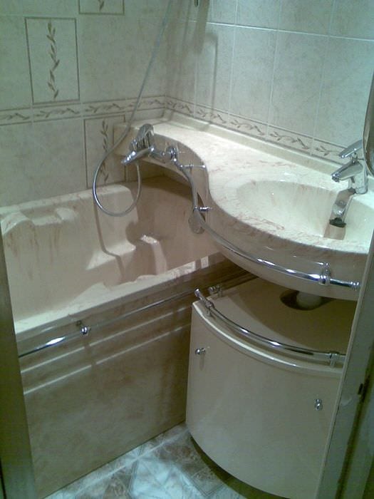 Image - DIY repair in the bathroom Khrushchev
