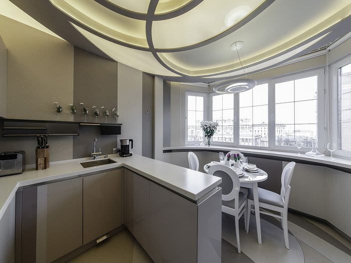 Image - DIY repair in the kitchen with a balcony
