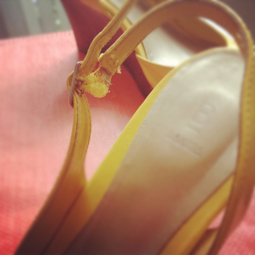 Image - DIY wedge sandals repair
