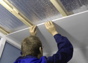 Image - DIY ceiling repair with pvc panels