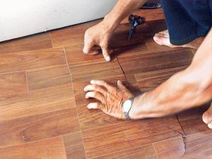 Image - DIY repair of linoleum joints