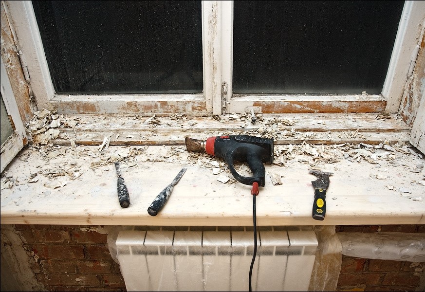 Image - DIY repair of old window frames