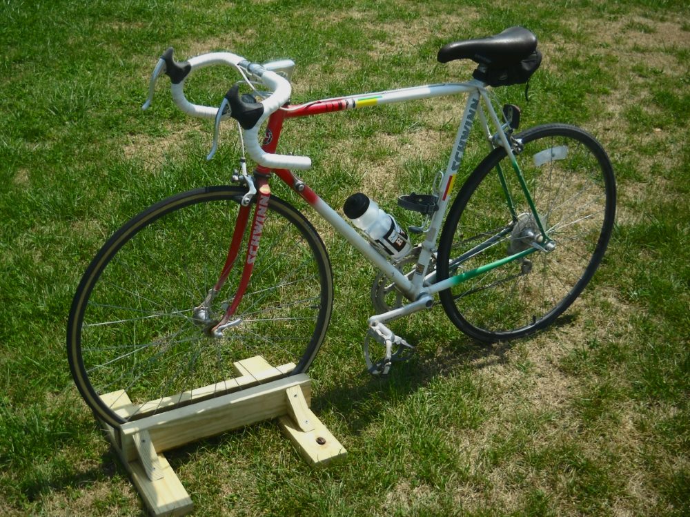 Image - How to make a rack for repairing a bicycle with your own hands