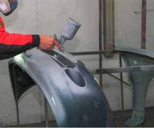 Image - DIY repair and painting of a plastic bumper