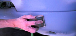 Image - DIY repair and painting of a plastic bumper