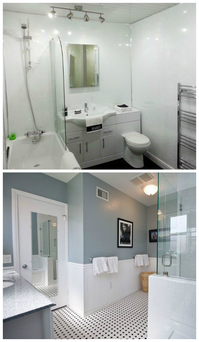 Image - Do-it-yourself budget bathroom renovation with plastic panels