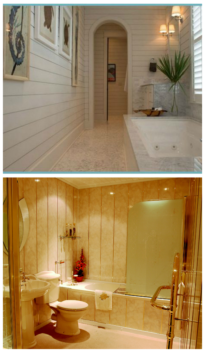 Image - Do-it-yourself budget bathroom renovation with plastic panels