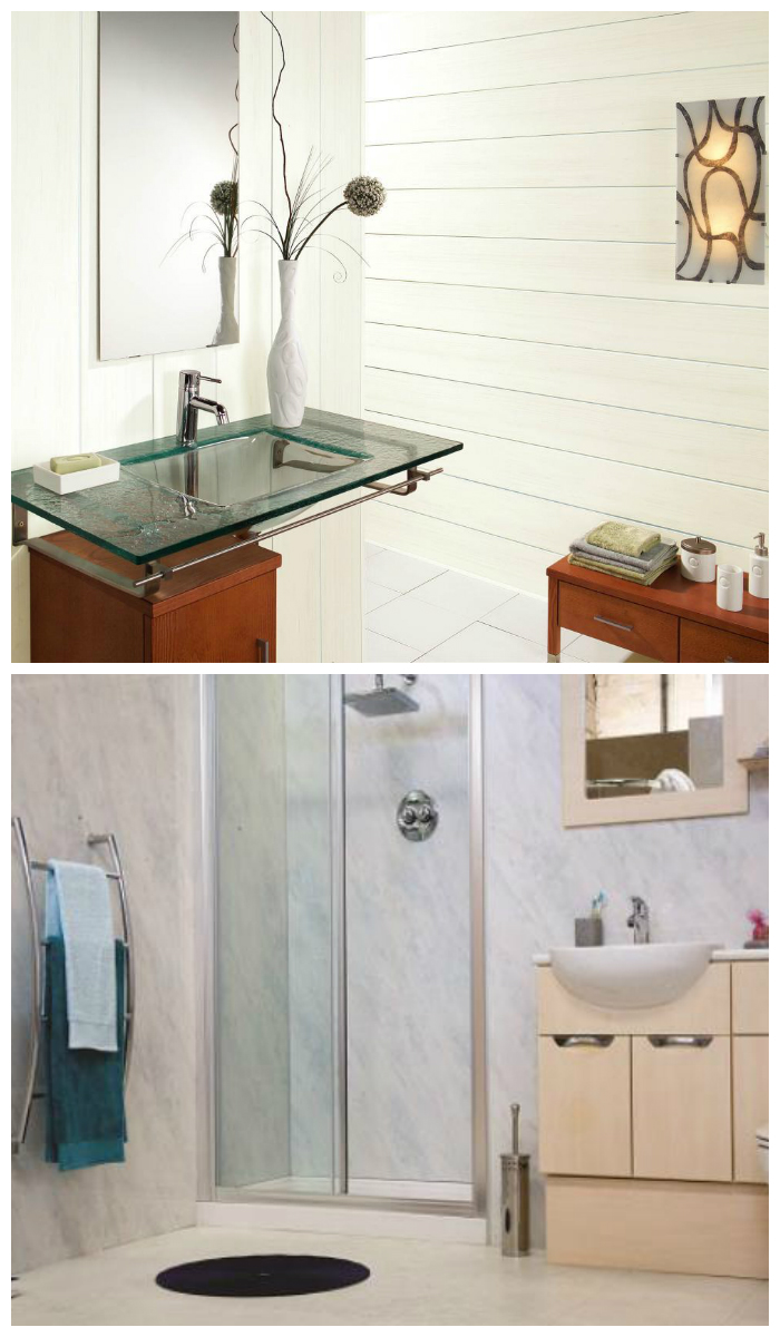 Image - Do-it-yourself budget bathroom renovation with plastic panels