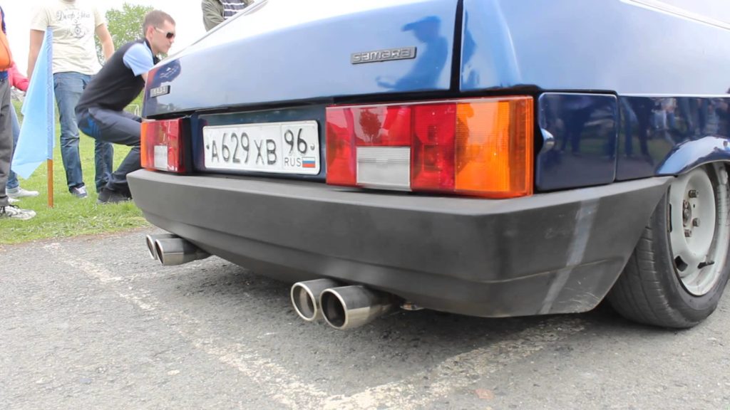 Image - Do-it-yourself muffler repair on a VAZ 21099