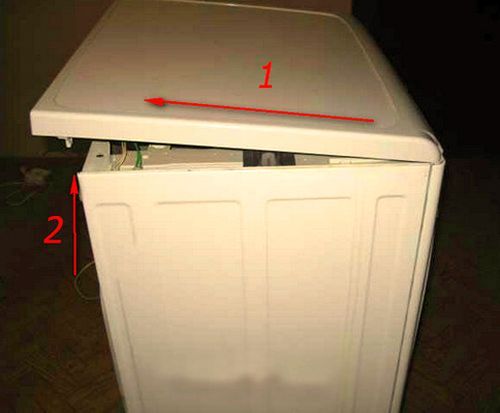 Image - Vertical washing machine indesit DIY repair malfunctions