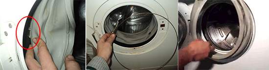 Image - Repair of washing machines do-it-yourself rubber band replacement